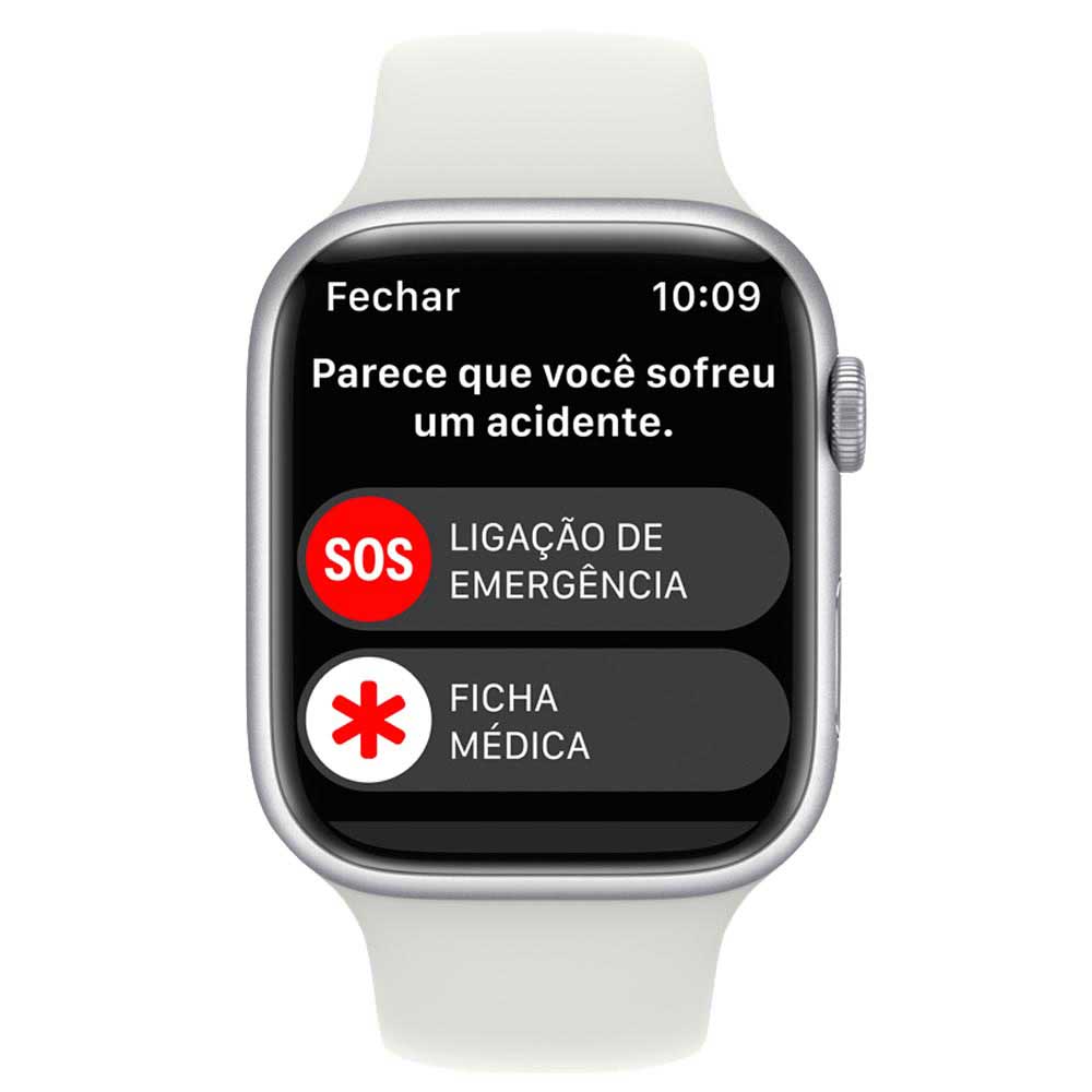 Apple Watch Series 9 GPS 45mm - Cellular - Alumínio Prateado