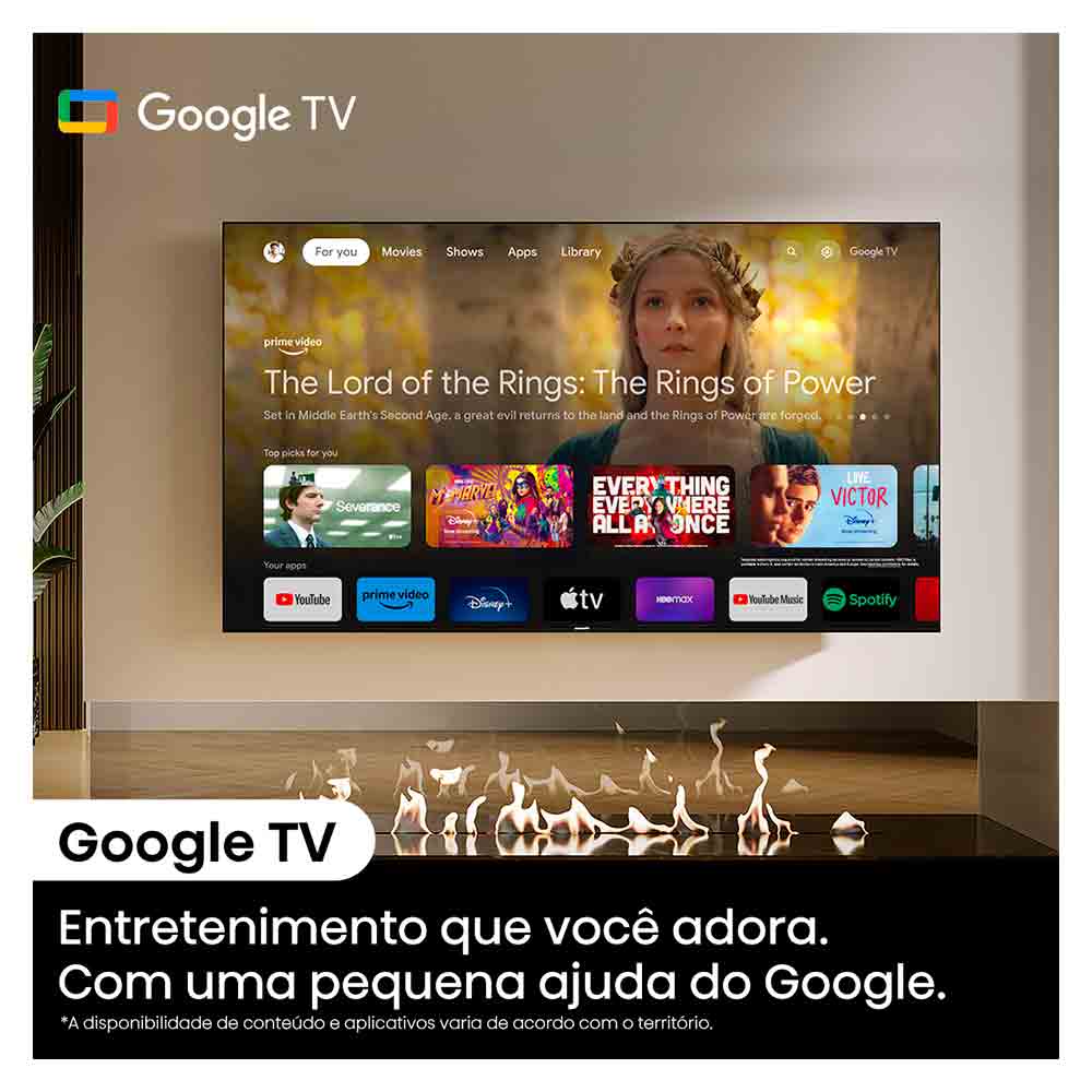 Tv.com 100 Polegadas Smart TV Hisense UHD 4K QLED 100″ Polegadas 100U76N com Wi-Fi e ...