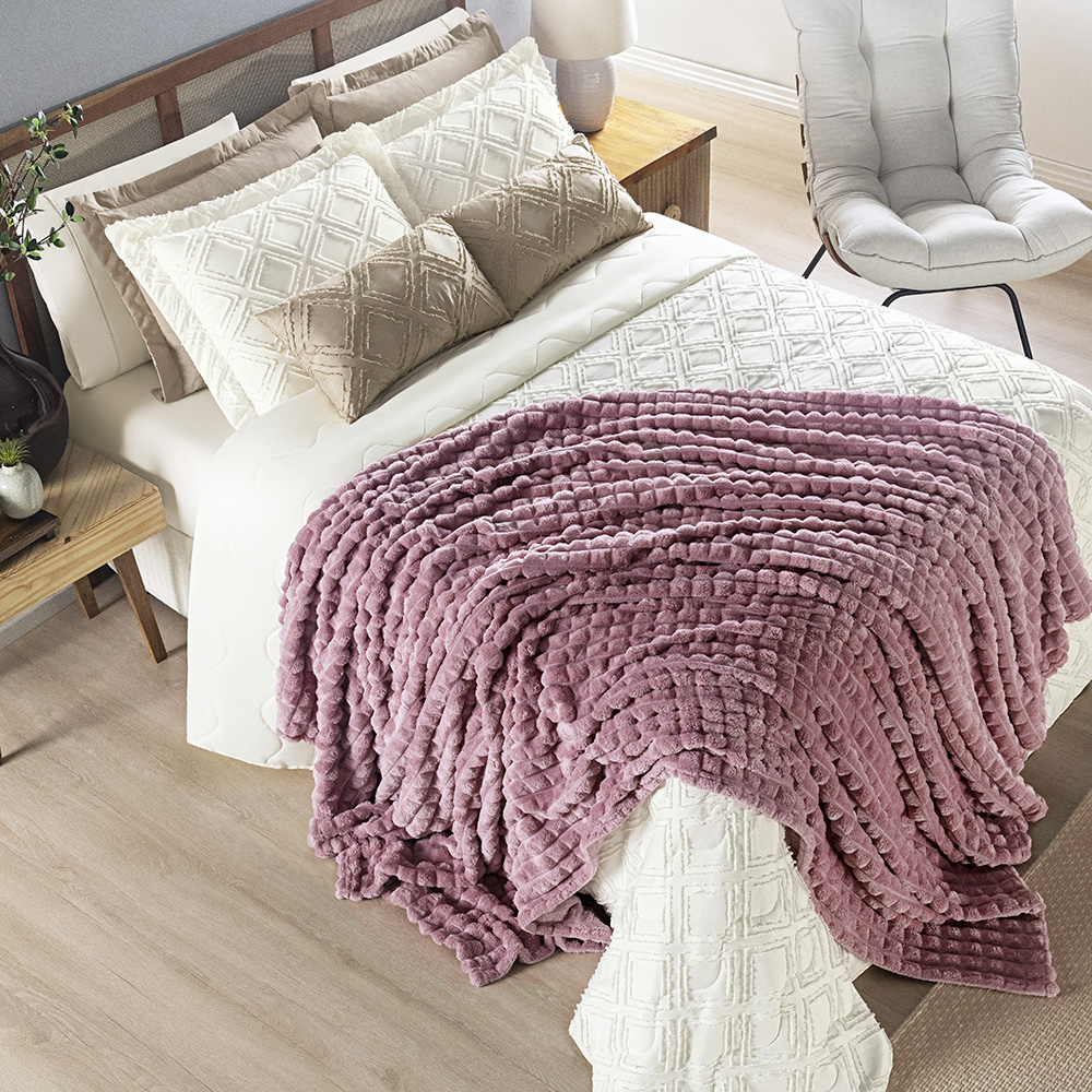 Cobertor Willow - Peony Cama Posta